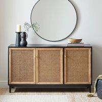 Franco Large Sideboard Black/Brown