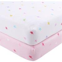 Unicorn Stars Pack of 2 Fitted Sheets