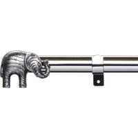 Mix and Match Pair of Elephant Finials Dia. 25/28mm Chrome