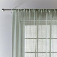 Aspen Sage Slot Top Single Voile Panel Sage