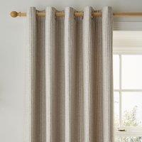 Churchgate Herringbone Stripe Eyelet Curtains