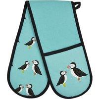 Puffin Double Oven Gloves Blue/White/Black