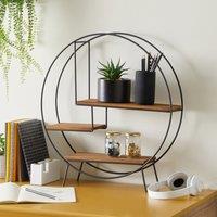 Circle Freestanding Industrial Shelf