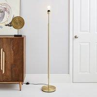 Clara Brass Floor Lamp Base Gold