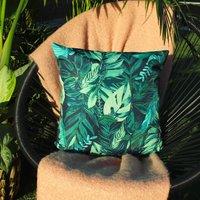 furn. Psychedelic Jungle Outdoor Cushion Green