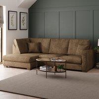 Carson Deep Sit Chunky Chenille Corner Sofa