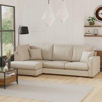 Carson Deep Sit Vivalife Stain-Resistant Fabric Corner Sofa