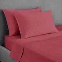 Dorma Smooth & Soft 300 Thread Count Cotton Sateen Flat Sheet