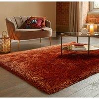 Jewel Shaggy Rug Orange