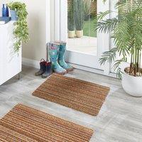 Marvel Cotton Stripe Washable Doormat