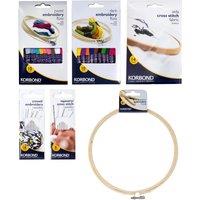 Korbond Embroidery and Cross Stitch Bundle