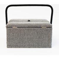 Herringbone Twin Lid Sewing Box