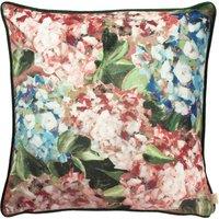 Printed Floral Cushions Green/Pink/Blue