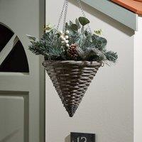 3ft Boho Noel Hanging Tree Basket