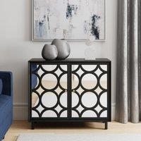 Delphi Black Small Sideboard Black