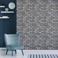 Loft Brick Wallpaper Grey