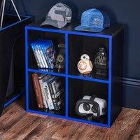 Black 4 Cube Storage Unit