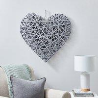 Large Wicker Heart Wall Art