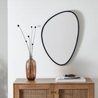 Pebble 45x65cm Mirror Black