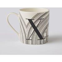 Personalised Waterhouse Monogram Mug Black/White