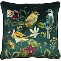 Midnight Garden Cushion Green/Yellow/White