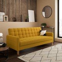 Harlow Storage Sofa Bed Ochre
