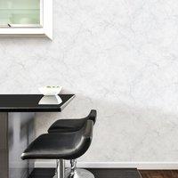 Carrara Marble Peel and Stick Wallpaper White