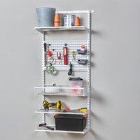 Elfa Garage Tools Shelf Solution