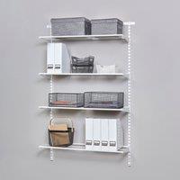 Elfa 4 Shelf Starter Kit 90cm x 30cm