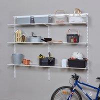 Elfa 2 Bay 6 Shelf Starter Kit 90cm x 30cm