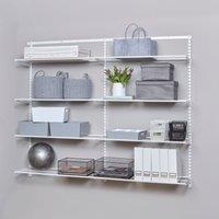 Elfa 2 Bay 8 Shelf Starter Kit 90cm x 30cm