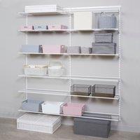 Elfa 2 Bay 12 Shelf Starter Kit 90cm x 30cm