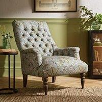 Bibury Arboretum Print Button Back Chair