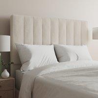 Luxury Teddy Vertical Stripe Headboard