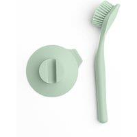 Brabantia Dish Brush with Suction Cup Holder Jade Green Green