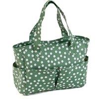 Hobby Gift Spots Craft Bag Green/White
