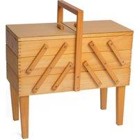 Hobby Gift 3 Tier Medium Cantilever Box on Legs Brown