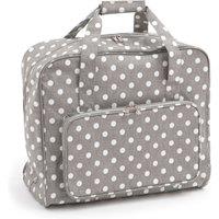 Grey Polka Dot Sewing Machine Bag