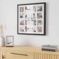 Square Black Multi Photo Frame