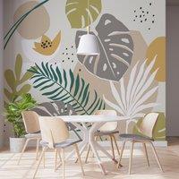 Tropical Abstract Wall Mural