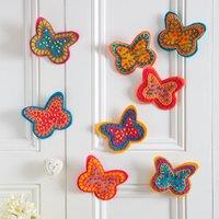 Wool Couture Butterfly Garland