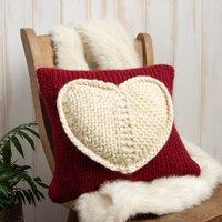 Wool Couture Queen of Hearts Cushion Ruby Knit Kit