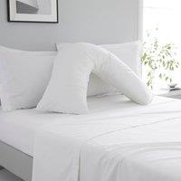 Pure Cotton V-Shaped Pillowcase White