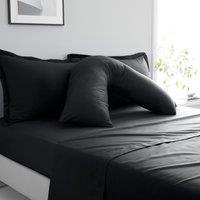 Pure Cotton V-Shaped Pillowcase Black