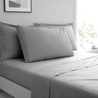 Pure Cotton Box Pillowcase grey