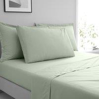 Pure Cotton Box Pillowcase Green