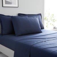 Pure Cotton Box Pillowcase Navy