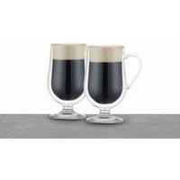 Set of 2 La Cafetiere Double Walled Irish Coffee Glasses