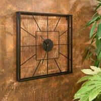 London Square Indoor Outdoor Wall Clock