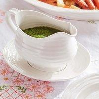 Sophie Conran for Portmeirion Gravy Boat and Stand White